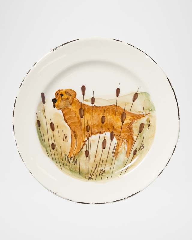 Wildlife Hunting Dog Dinner Plate